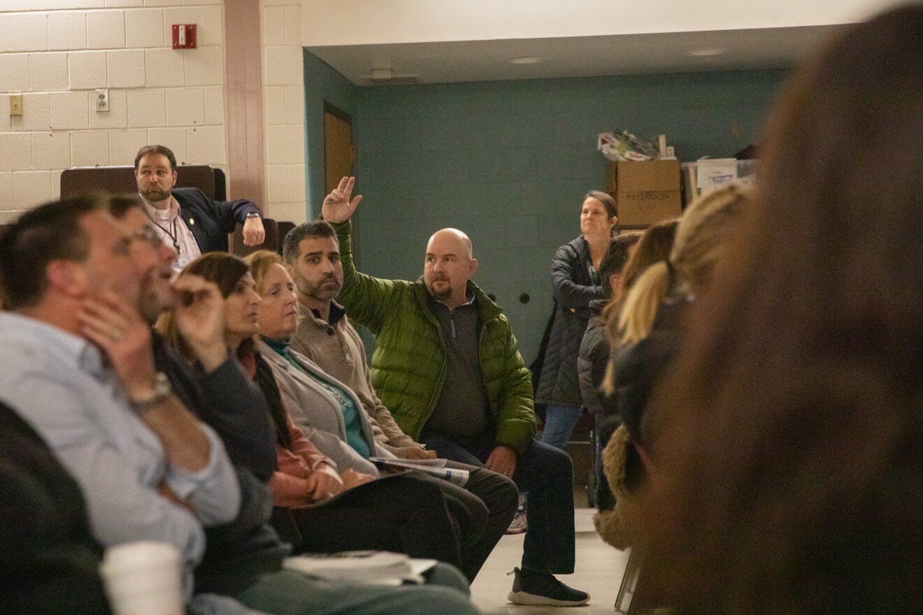 Parents in Canton attended a community meeting at Cherry Brook Primary School, Wed., Nov. 14, where the water may be contaminated with PFAS due to an incident in 2014.